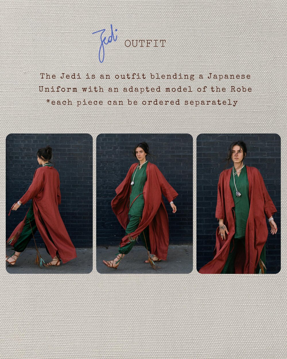 The Jedi — Japanese uniform meets robe